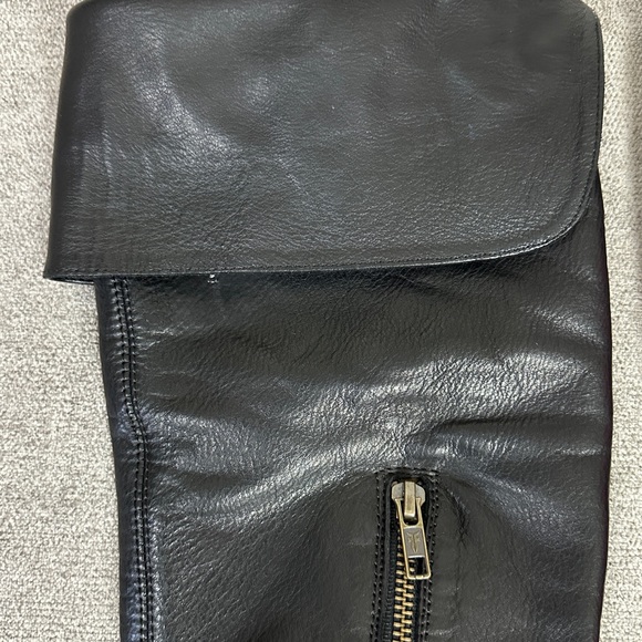 FRYE Shirley Black Leather Over the Knee Riding Boots Size 6.5 - Picture 13 of 13
